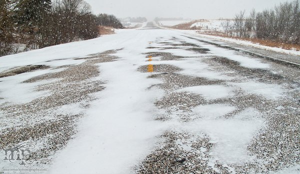 Snowstorm, Feb 25, 2012: Road to the Redels