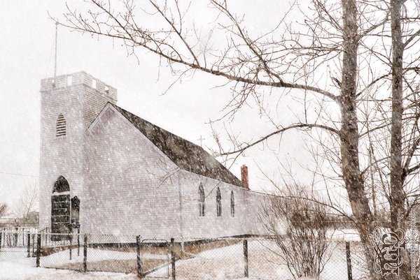 Snowstorm, Feb 25, 2012: St. Laurence Anglican Church