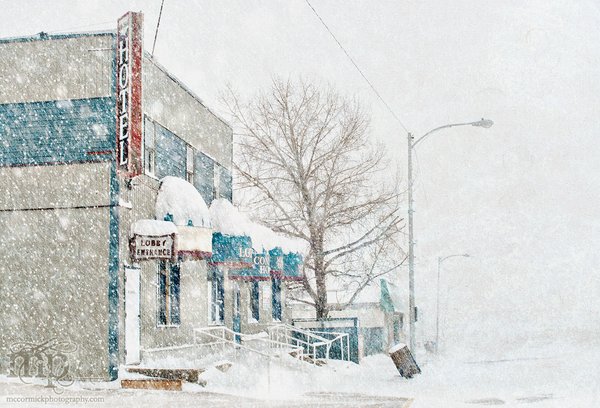 Snowstorm, Feb 25, 2012: Consort Hotel