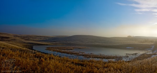 Mar 17, 2012: Fog burning off NE of Old Hwy 12