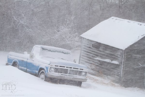 Mar 19, 2012 Blizzard: Old Blue turning white.