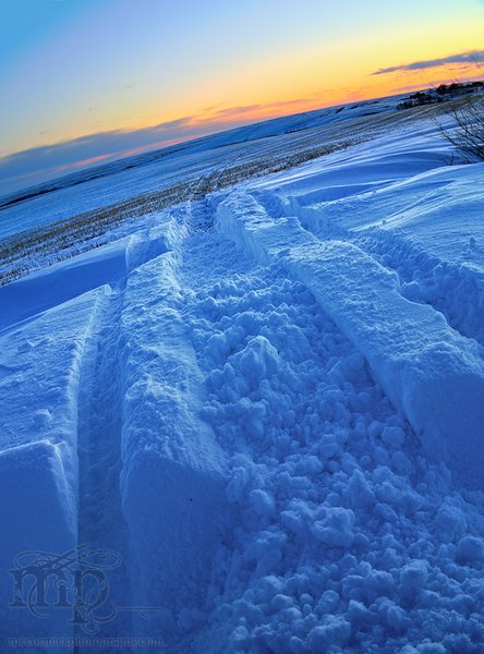 Mar 21, 2012: Snowmobile Sunset [1 of 2]