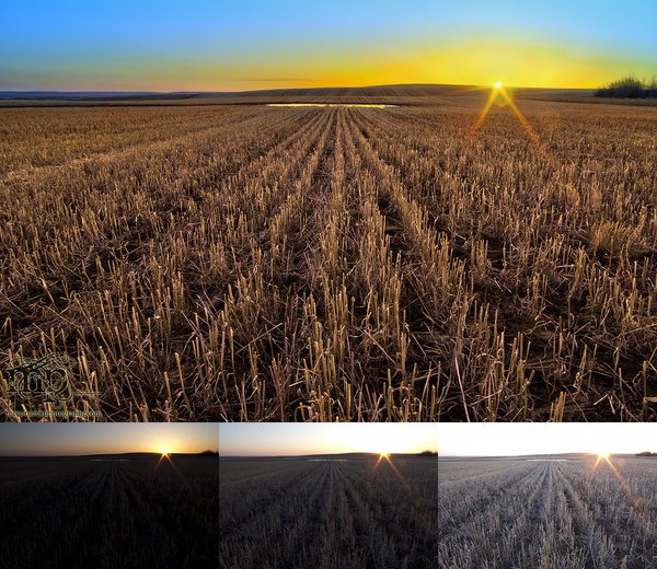 Sunset, Apr 09, 2012: Source images