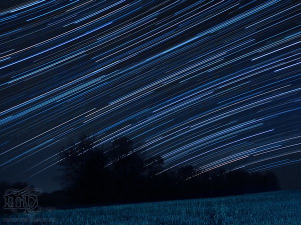 Apr 22, 2012: Star Trails