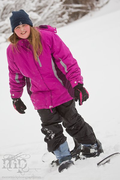 Ashlyn's New Snowboard