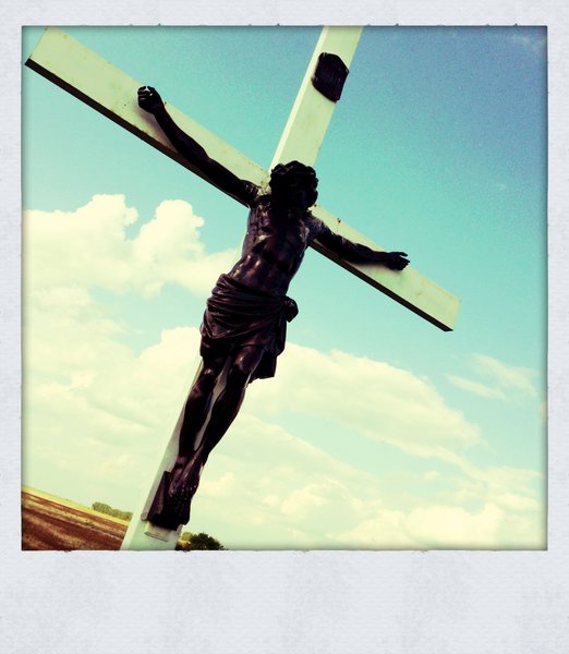 Bodo Assumption Cemetery : Christ on the Cross