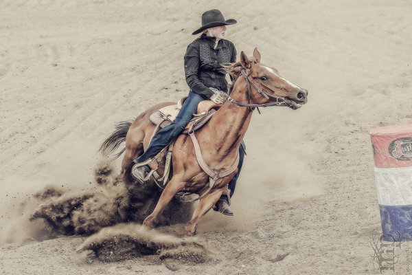 Gooseberry Lake : 4-H Rodeo 2013 : Turning Wide