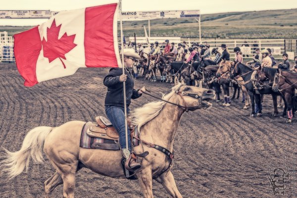 Gooseberry Lake : 4-H Rodeo 2013 : O Canada