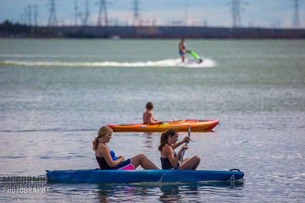 Prairie Oasis 2014 : Teens In Boats