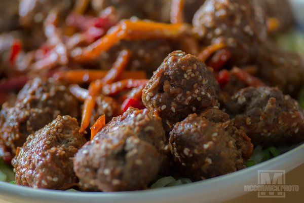 Sweet and sour meatballs