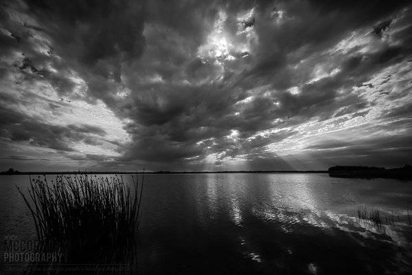 Fox Lake : 2015-06-09 : God Beams 1 of 5