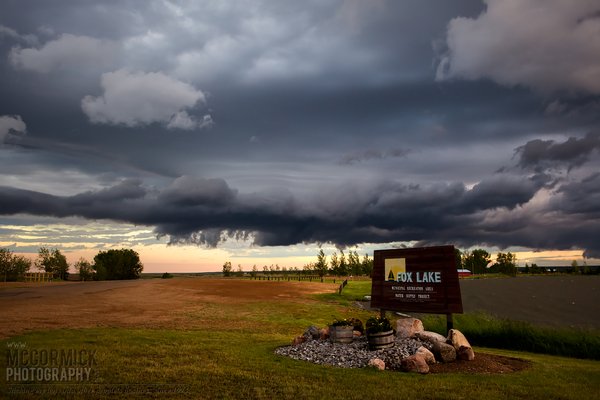 Fox Lake : Passing Storm : 2015-06-19