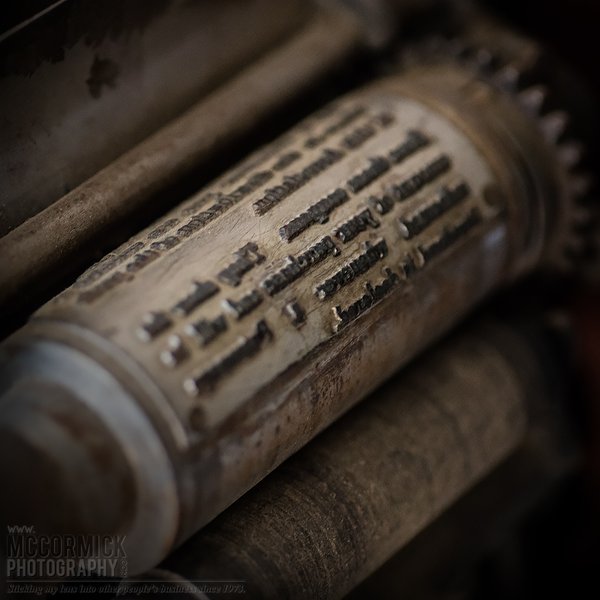 Ministik General Store Cash Register Ribbon Printer Close-up