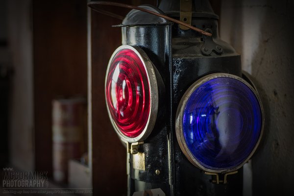 Red & Blue CNR Lantern