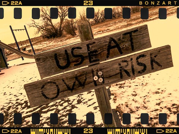 Use at own risk, Nightingale Hall, Nightingale, Alberta, 2024-02-25