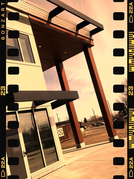 Right Proper Lines, Municipal Building, Strathmore, Alberta, 2024-03-15