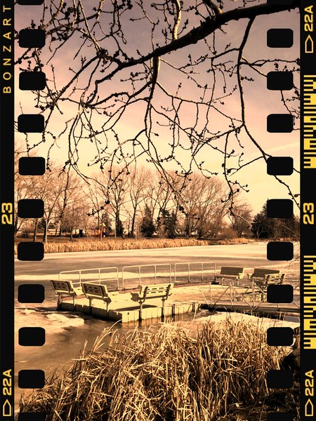 Taking Stock of the Dock, Kinsmen Park, Strathmore, Alberta, 2024-03-15