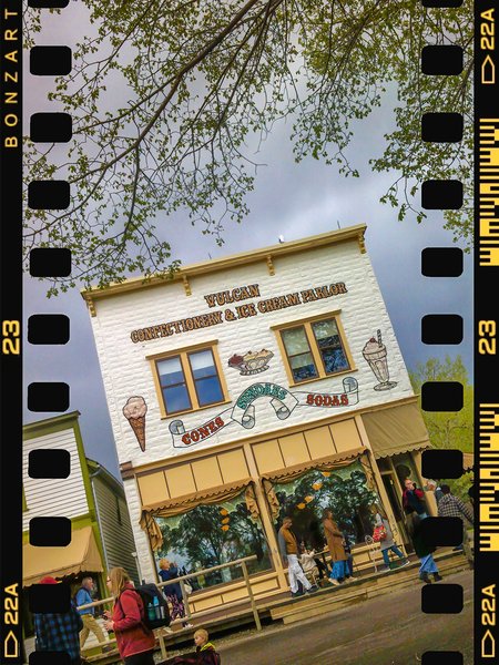 Ice cream shop, Heritage Park, Calgary, AB, 2024-05-25