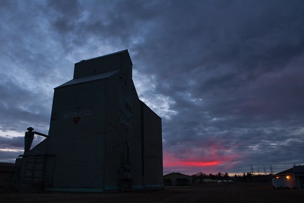 Elevator Sunset, Barrhead, Alberta, Apr 23, 2020
