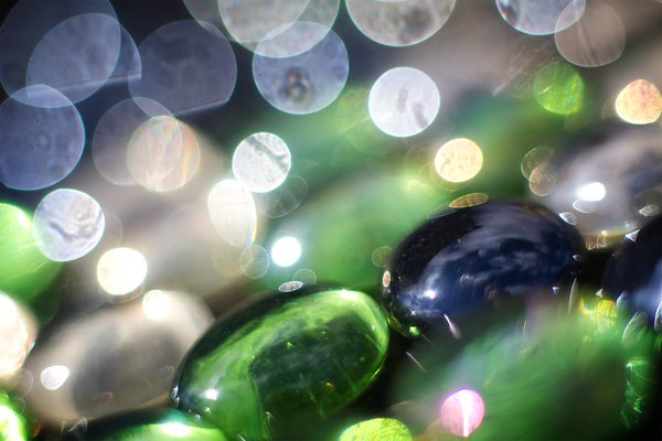 Graveside Glass Beads, Barrhead Cemetery (3 of 4)