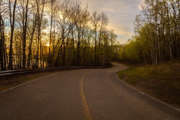 Entrance to Thunder Lake Provincial Park, May 13, 2020