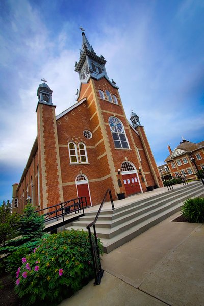 St. Jean Baptiste Church, Dutch Tilt, Corner View, Morrinville, Alberta, June 12, 2020