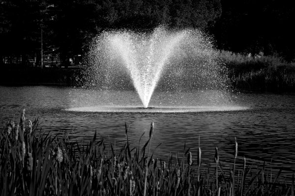 Main Fountain, Kinsmen Lake, Strathmore, Alberta, June 21, 2021