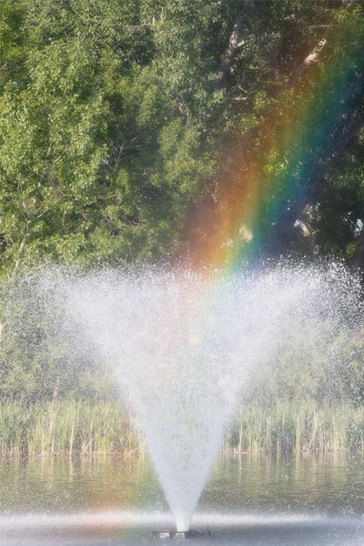 Fountain Rainbow, Kinsmen Lake, Strathmore, Alberta, June 21, 2021