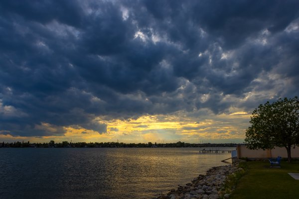 Approaching Dusk, Chestermere Lake, Chestermere, Alberta, June 23, 2021