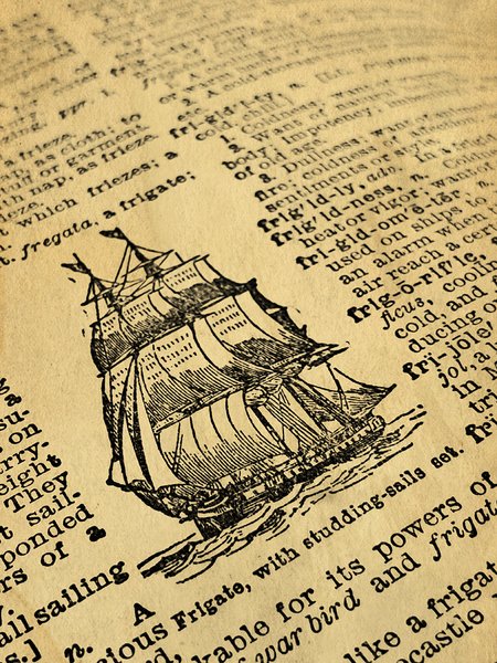 Frigging Around With A Frigate, Dictionary, Historical Museum, Vulcan, Alberta, July 09, 2021