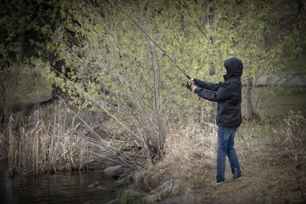 Novice Angler, Kinsmen Lake, 2022-05-14