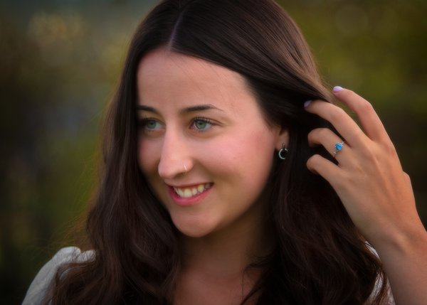 Engagement Shoot, 2022-05-22, Brushing Hair Back, Colour