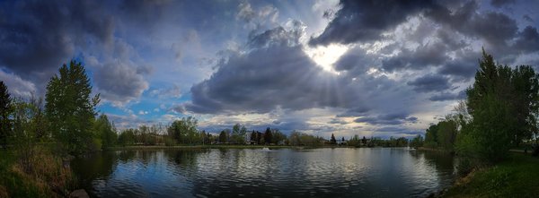 Kinsmen Park, Early Evening Panoramic 02, 2022-05-29