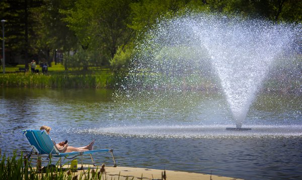 Chillaxin' by the Water, Kinsmen Park, Strathmore, AB, 2022-06-10