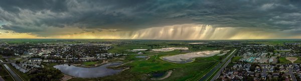 Something Wicked This Way Comes, Aerial Pano 01, Strathmore AB, 2022-06-28