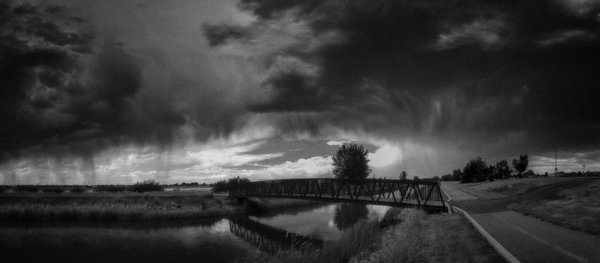 Just Passing By, Storm, Tom Sadler Bridge, Strathmore, AB, 2022-08-13