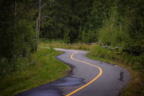 Meandering Path, Telford Lake Trails, Leduc, Alberta, 2022-08-27