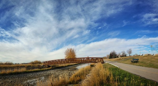 Empty Irrigation Canal, Tom Sadler Bridge, Strathmore, AB, 2022-10-24