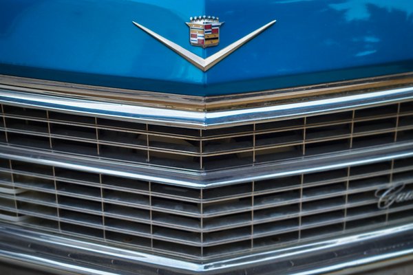 De Ville Grille, 1966 Cadillac De Ville Convertible, Devon, Alberta, 2023-04-22