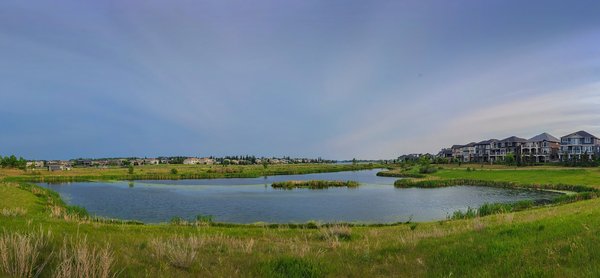 Estate Lake off of Main Lake, Chestermere, Alberta, 2023-05-31