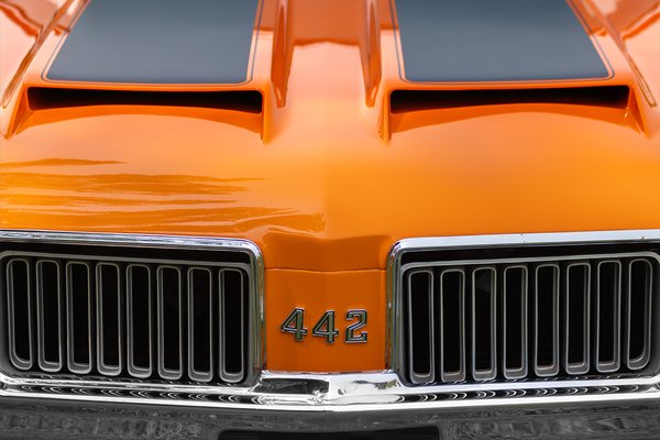 442 with Cheddar Cheese on the Grill, Show n Shine, Kinsement Park, Strathmore, Alberta. 2023-07-15