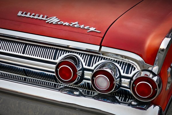 Mecury Montery, Trunk Lid Badge & Tail Lights, Strathmore, AB, 2022-08-16