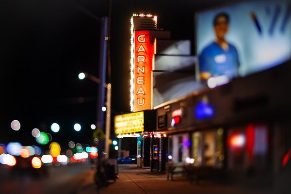 Garneau Theature (Tilt Effect), Old Strathcona, Edmonton, AB, 2023-11-11