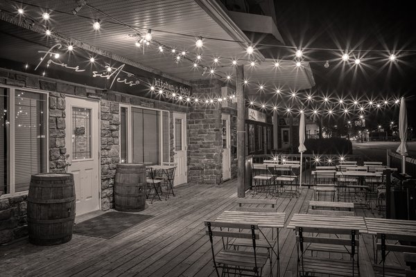 Patio, Four Sisters Kitchen + Table Restaurant (Sepia), Strathmore, AB, 2023-11-21