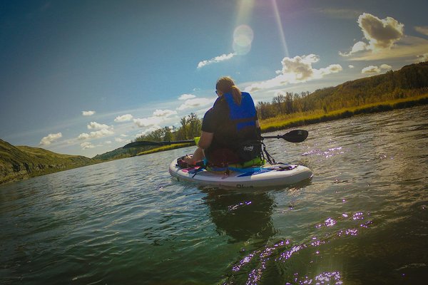 Akaso EK-7000 Test Image, Best seat in the house, McKinnon Flats to Johnson's Island, Bow River Float, 2024-09-15
