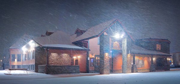 The Station, Trans-Canada Highway, Strathmore, Alberta, 2024-02-09