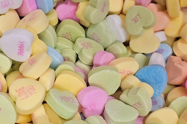 Candy hearts, Bulk Barn, Calgary, Alberta, 2024-02-10