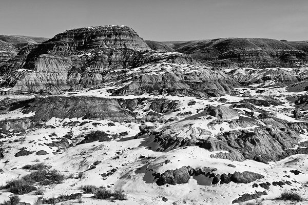 Badlands Loop 01, Midland Provincial Park, Drumheller, Alberta, 2024-02-21