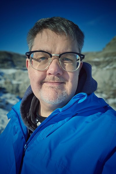 Self-portrait, Midlands Provincial Park, Drumheller, Alberta, 2024-02-21
