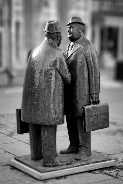 The Businessmen, 8th Avenue, Downtown, Calgary, Alberta, 2024-02-22